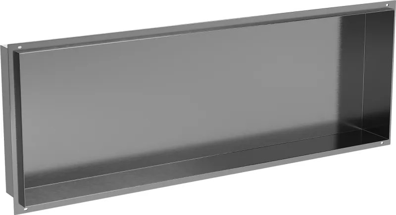 Mexen X-Wall-NR, polica na zapustenie bez príruby 90 x 30 cm, grafitová matná - 19E1903010
