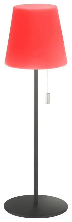 Zelená stmievateľná LED stolová lampa na diaľkové ovládanie (výška 38 cm) Talent – Fischer & Honsel