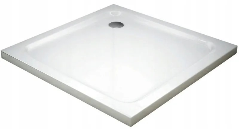 Sprchová vanička MEXEN SLIM 90x90 cm + sifón biela