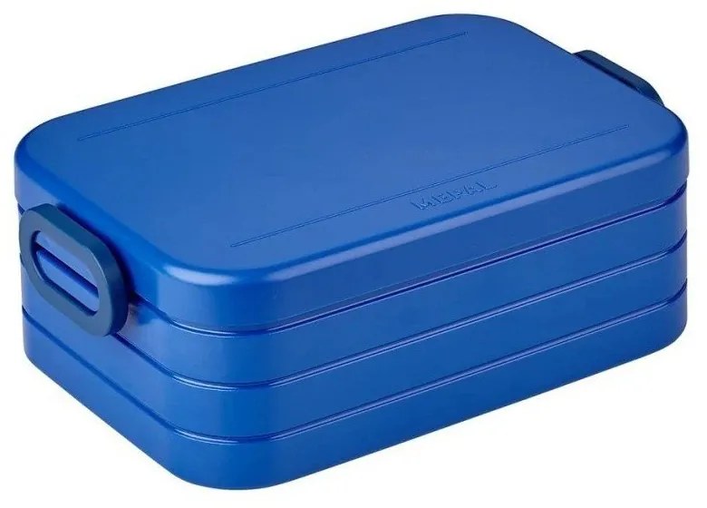 3 ks desiatových boxov s vidličkou Vivid blue – Mepal