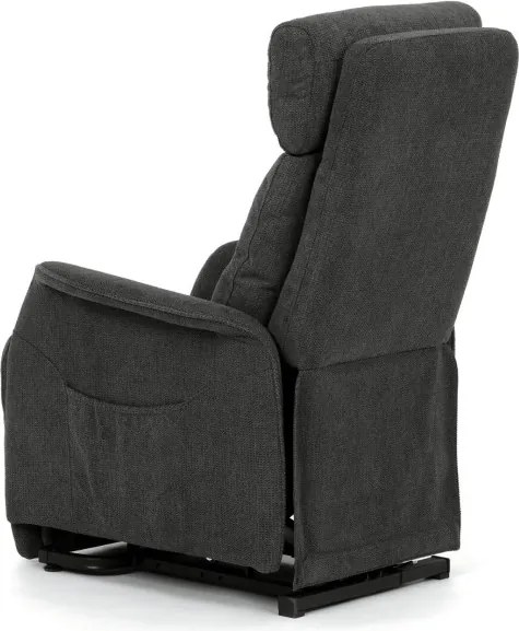 Polohovacie kreslo sivé, elektrické TV-L8960 GREY2