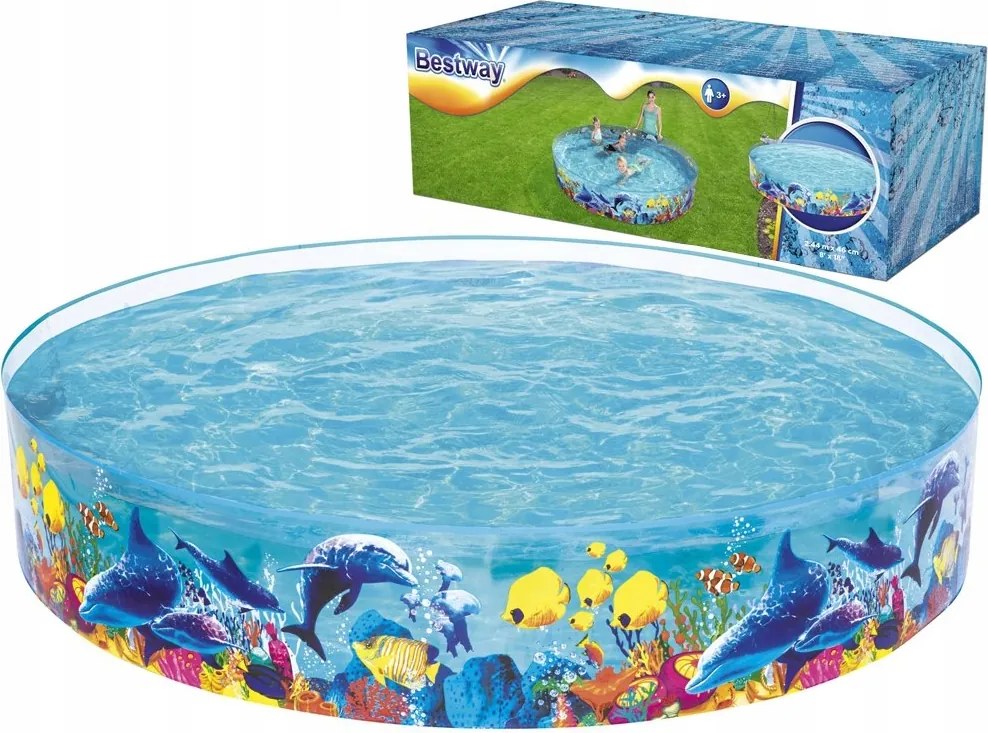 rozperný bazén 2,44 m x h46 cm Bestway 55031