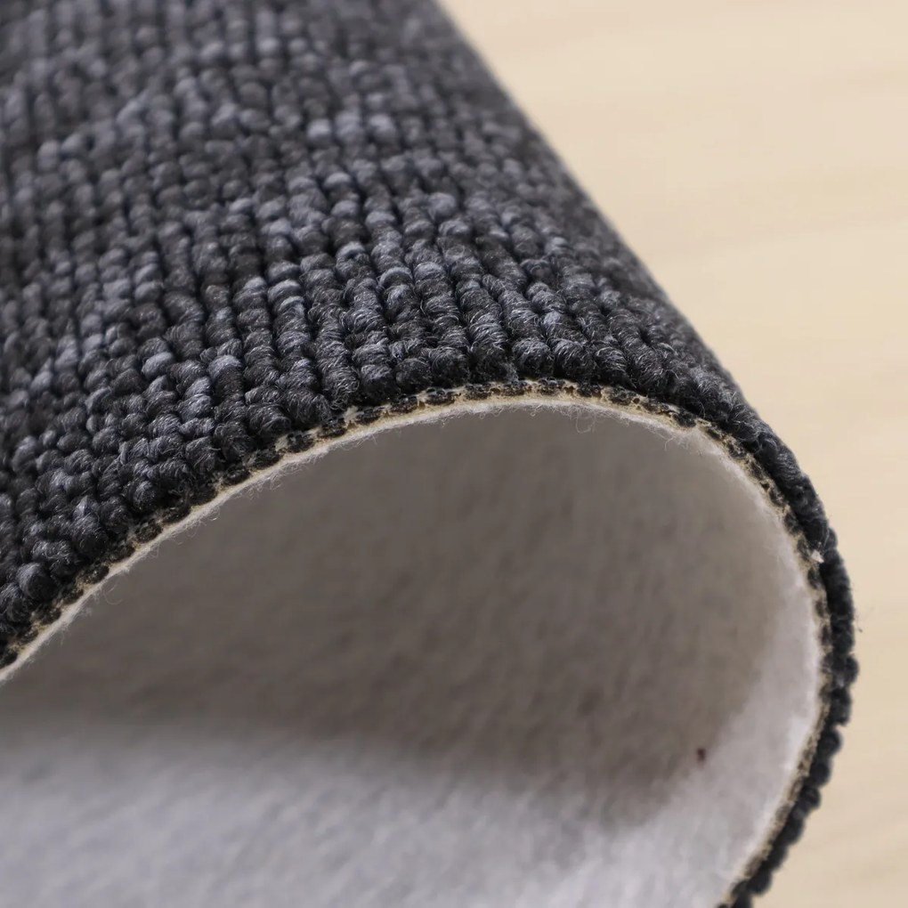 Betap, Metrážny koberec Debut 79, na mieru, šíře 4m, čierna, filc, detská izba