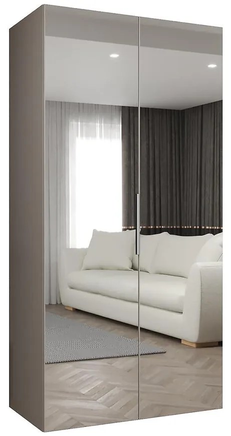 Skriňa Marbella III 100 kašmír/strieborný