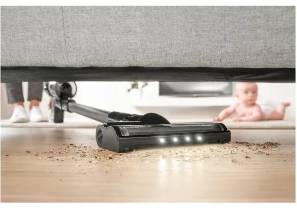 Sencor - Bezdrôtový tyčový vysávač 2v1 250W/2200 mAh čierna