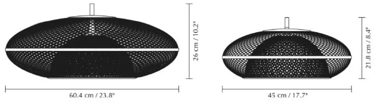 Tienidlo v zlatej farbe ø 60 cm Faraday – UMAGE