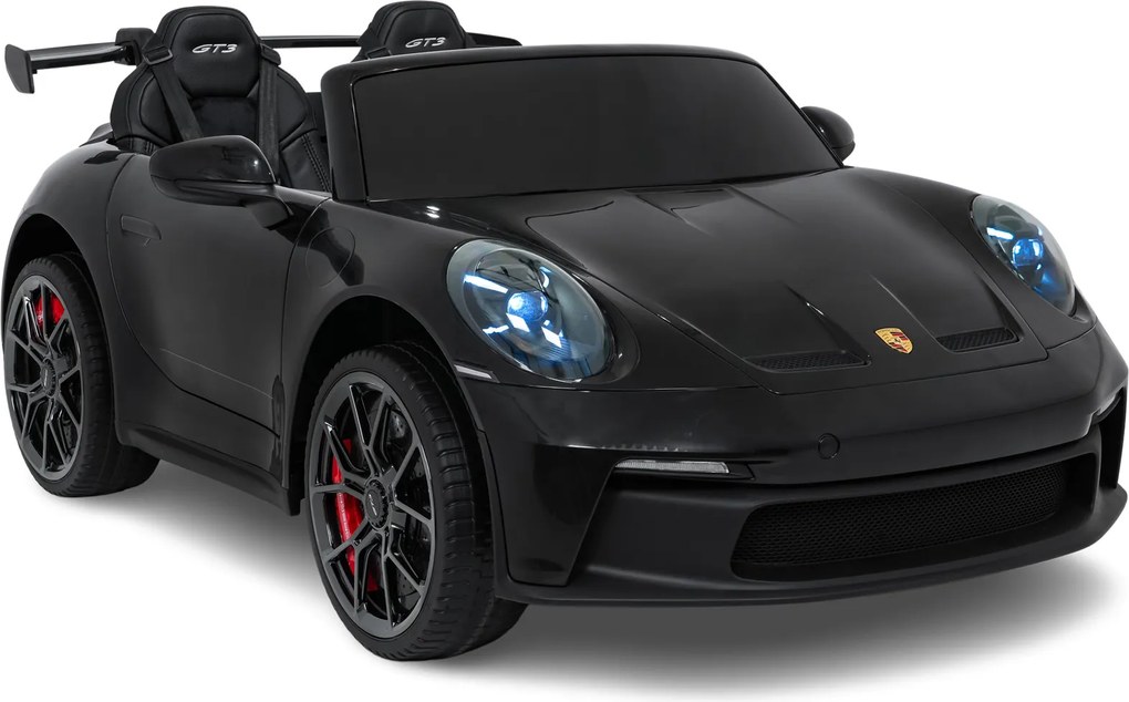 Ramiz Porsche 911 GT3 Čierna pretekárske auto pre deti