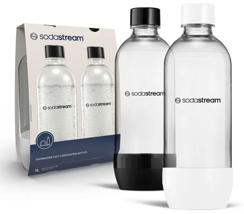 Sodastream Fľaša Jet Black&White 2x 1 l, do umývačky