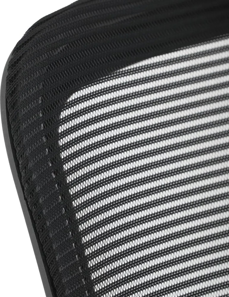 Kancelárska otočná stolička NERO — látka, čierna