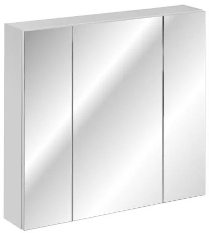 Kúpeľňová skrinka CMD HAVANA 84-80 biela/zrkadlo