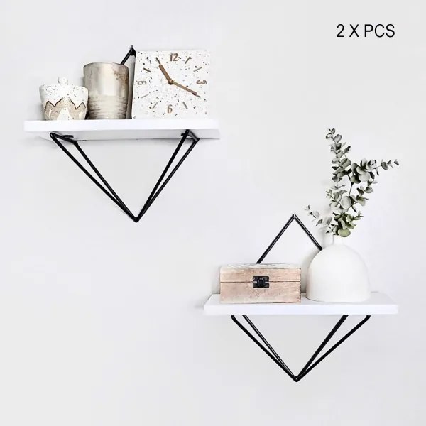 Sada 2× police DIA, biela/čierna