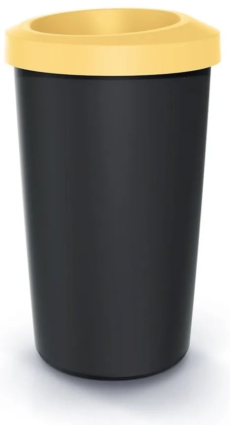 Set košov na triedený odpad, okrúhle, 3 x 45 l, farebná