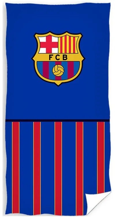 Carbotex Detská osuška 70 × 140 cm ‒ FC Barcelona Blue of Stripes