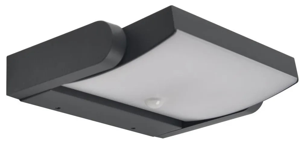 Brilagi-LED Vonkajšie nástenné svietidlo so senzorom ANKLE LED/18W/230V 4000K IP65 BG1409