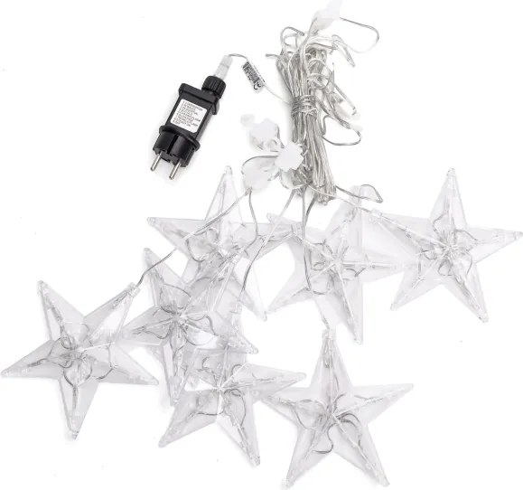 Aigostar - LED vonkajšia vianočná reťaz 70×LED / 230 V, 1,2×1 m, IP44, teplá biela, hviezdy