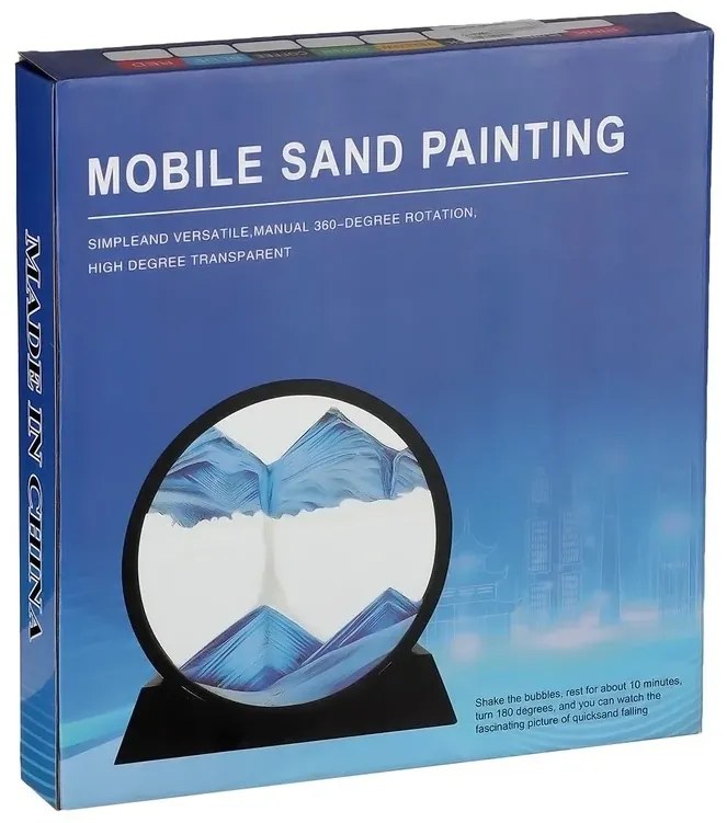 VERK Presýpací obraz s modrým pieskom