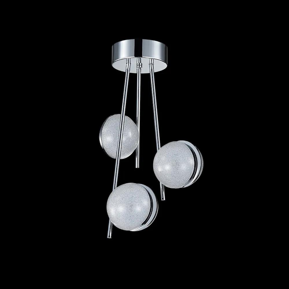LUXERA Prisadený dizajnový LED luster MALCOM, 24W, denná biela
