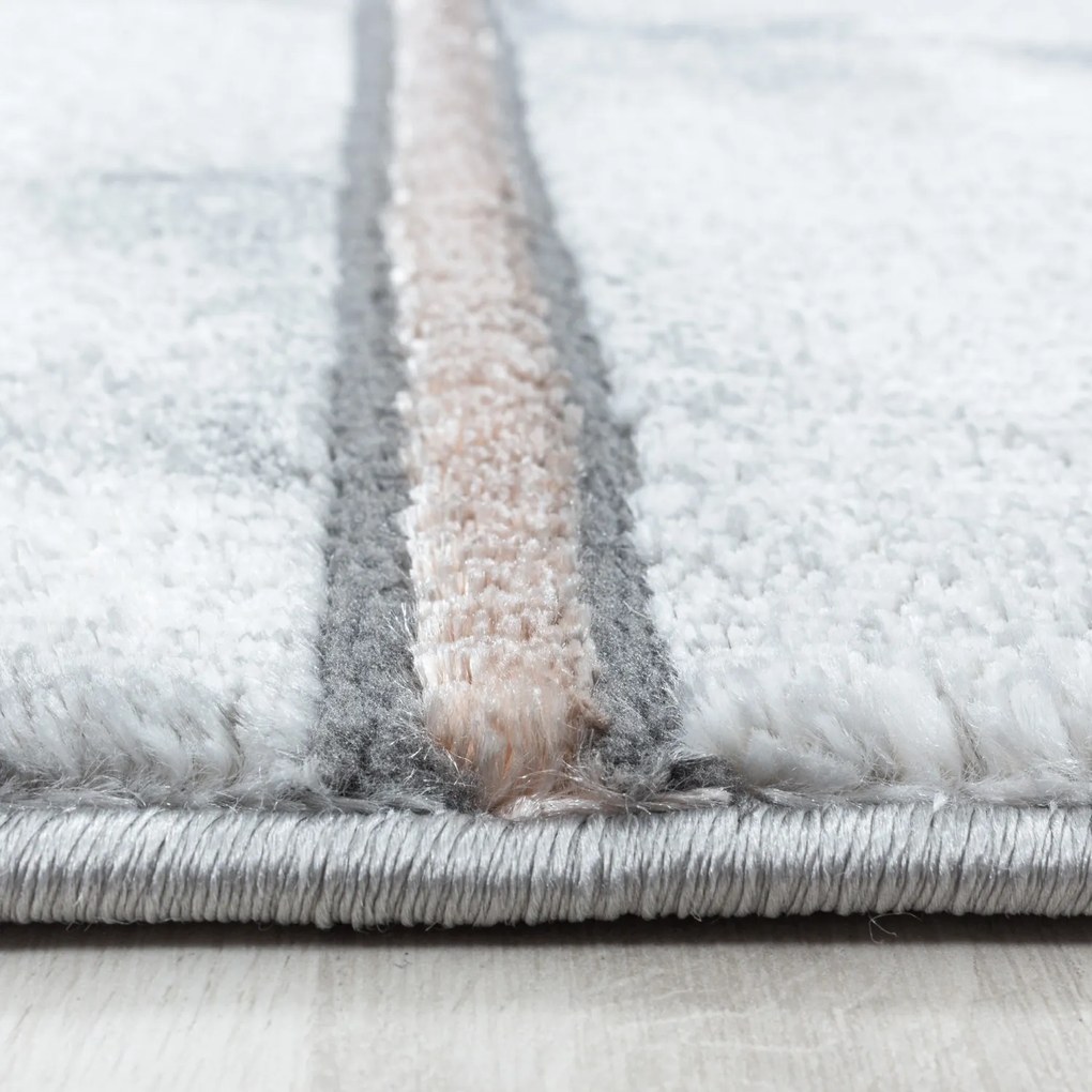 Ayyildiz, Kusový koberec Naxos 3816 bronze, 140x200, šedá, kancelária