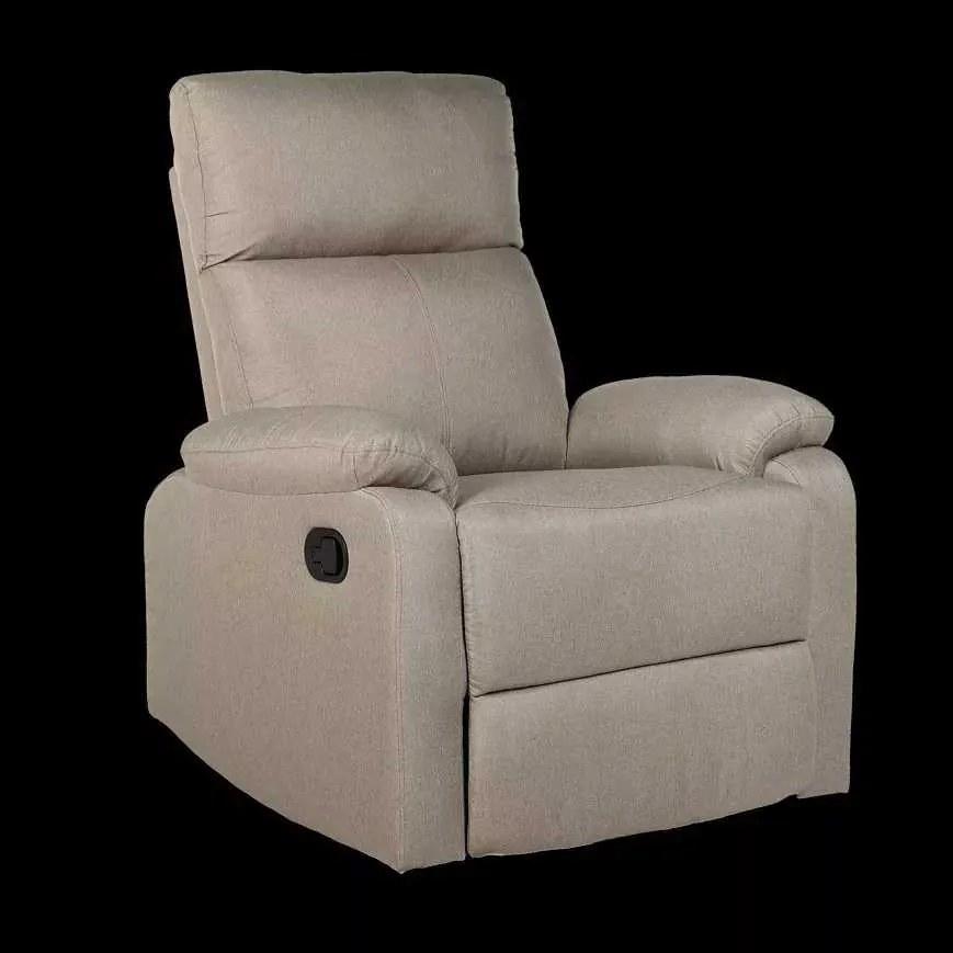 LuxuryForm DESIGN Televízne kreslo CARLOS s polohovaním - béžové