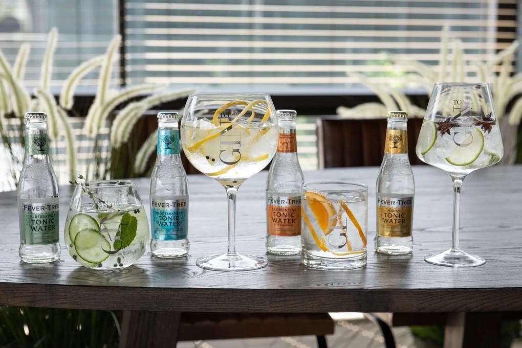 Pohárik s nápisom Gin Tonic - Ø12*22cm/880ml