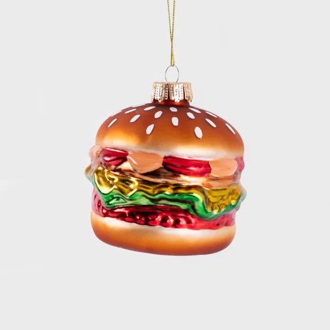 Vianočná ozdoba GLASSO burger 715082
