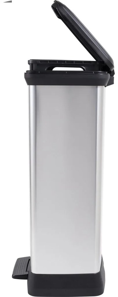 Curver Odpadkový kôš DECO BIN Duo 23L+23L, strieborný