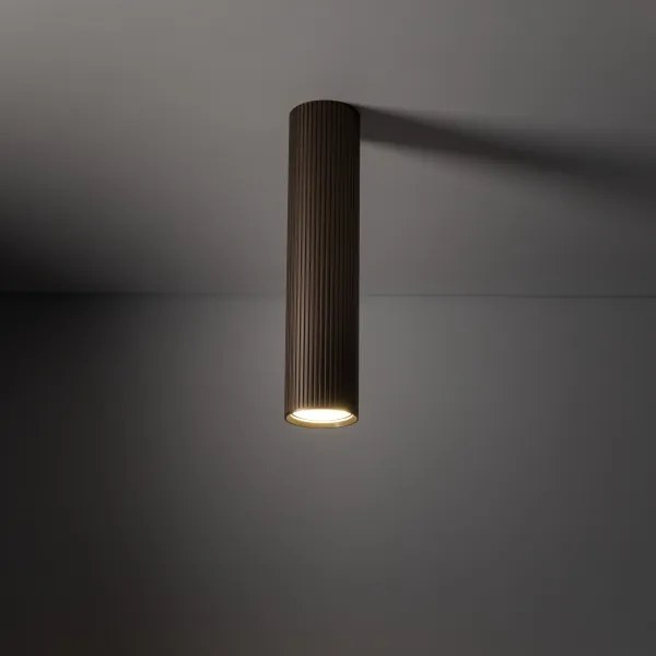 Bodové svietidlo TUNE L 1xGU10/10W/230V 24 cm hnedé