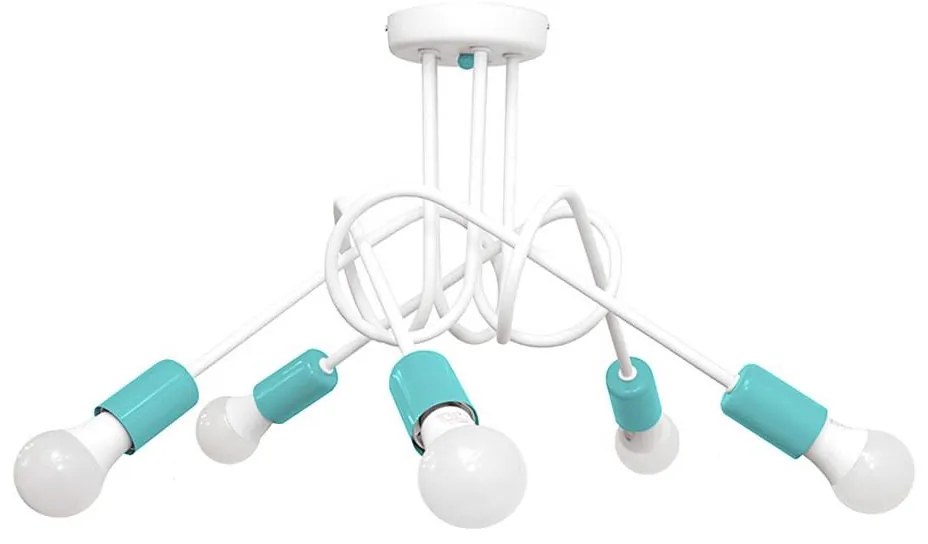 Prisadený luster OXFORD 5xE27/15W/230V