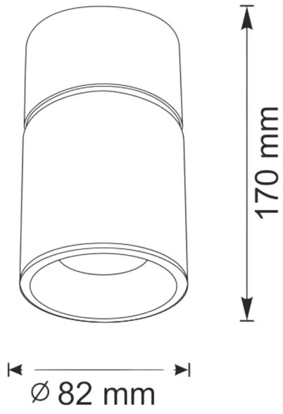 Bodové svietidlo NIXA 1xGU10/10W/230V biela