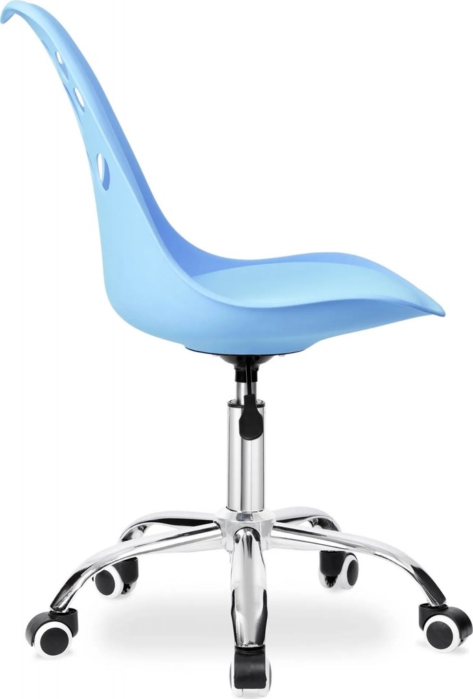 Modrá otočná stolička Grover