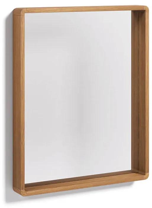 Zrkadlo enivek 80 x 65 cm prírodné MUZZA
