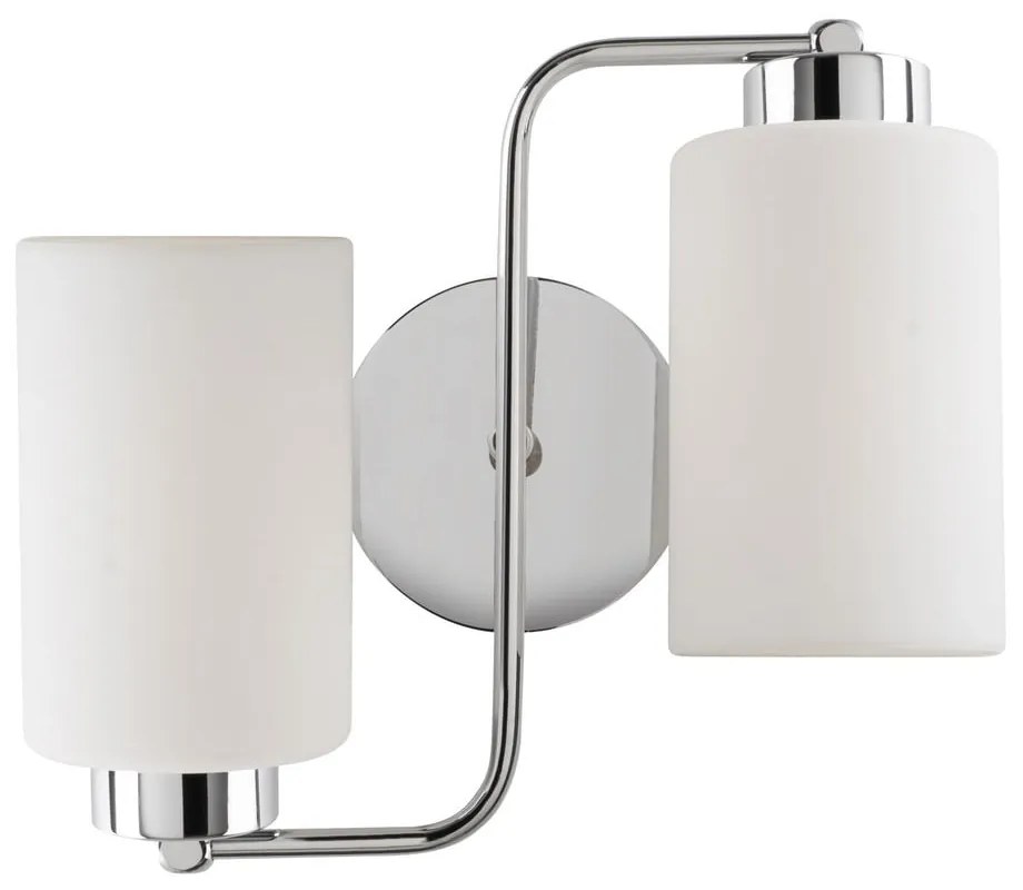 Nástenné svietidlo v bielo-striebornej farbe Balcova – Opviq lights