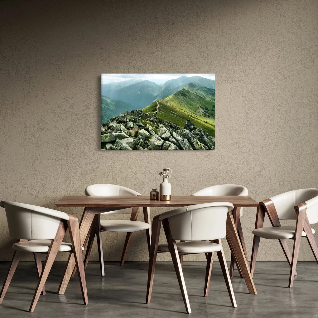 Obraz - Horská krajina (90x60 cm)
