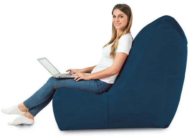 Moderné kreslo DISTINTO námornícká