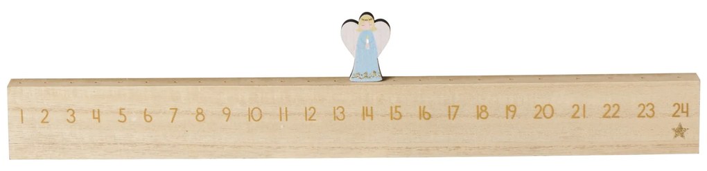 Ib Laursen Adventný kalendár Angel 50 cm