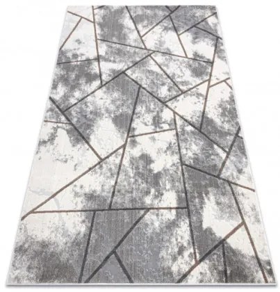 Koberec NOBLE 1518 67 geometrický - krém / sivý