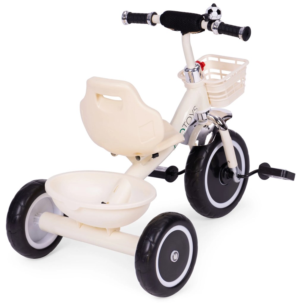 Trojkolka s košíkom a zvončekom ECOTOYS