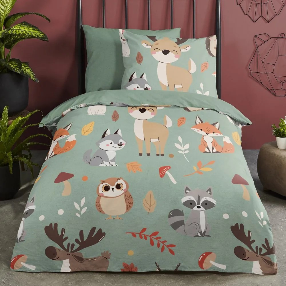 Good Morning Obliečky Good Morning 100% bavlna Ville 140x200/70x90 cm