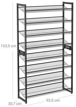 Botník ALVORO čierny