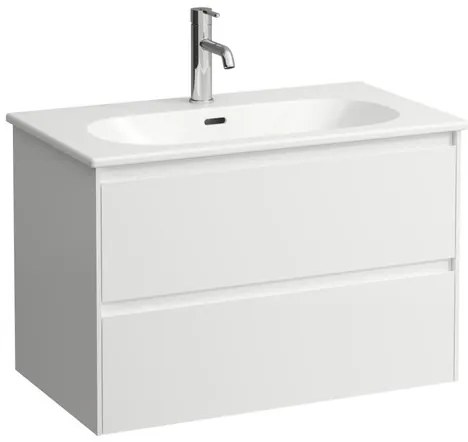 Laufen Lua kúpeľňová skrinka s umývadlom 80x52,5x45,5 cm biela mat H8600872601041