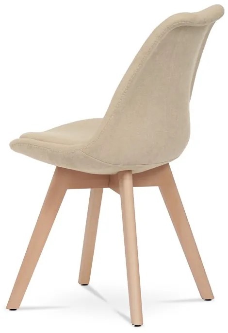 Autronic BONTEC Jedálenská stolička, hnedá, látka, CT-751 BR2 Farba: Béžová