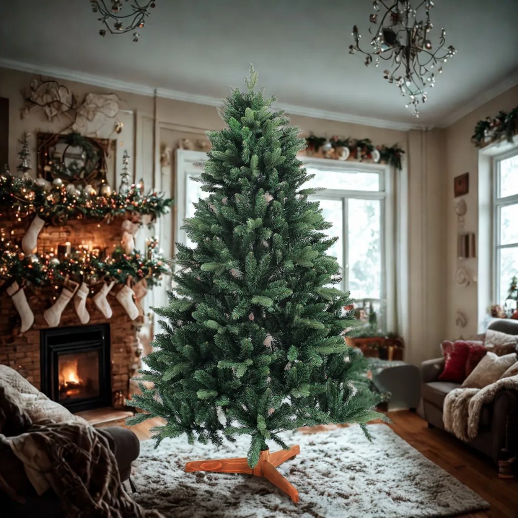 Umelý vianočný stromček FROST, 150cm, zelená Jurhan