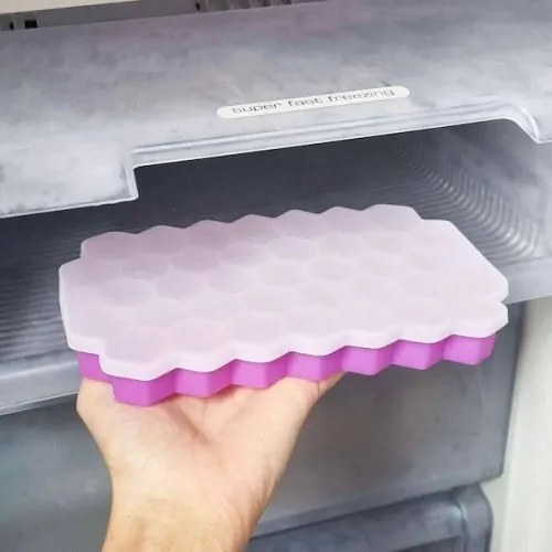 Silikónová forma na ľad SPRINGOS KI0043 - fialová