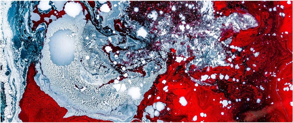 Abstraktný obraz (120x50 cm)