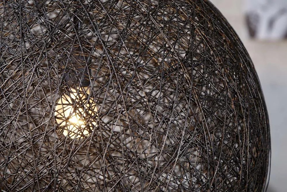 Lampa Wrap čierna 45cm