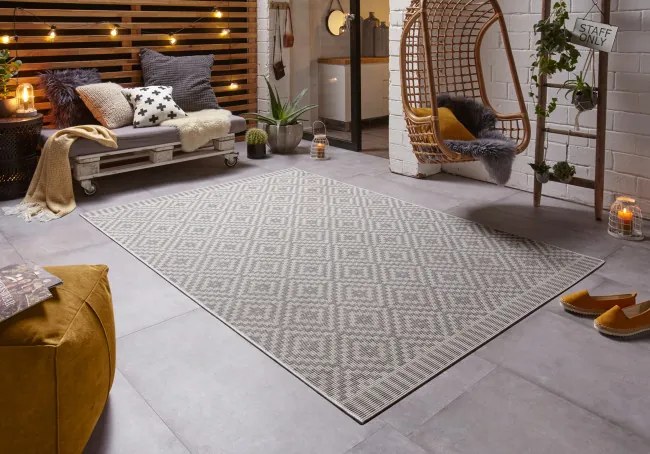 Koberec Hanse Home Mia Breeze sivý / krémový