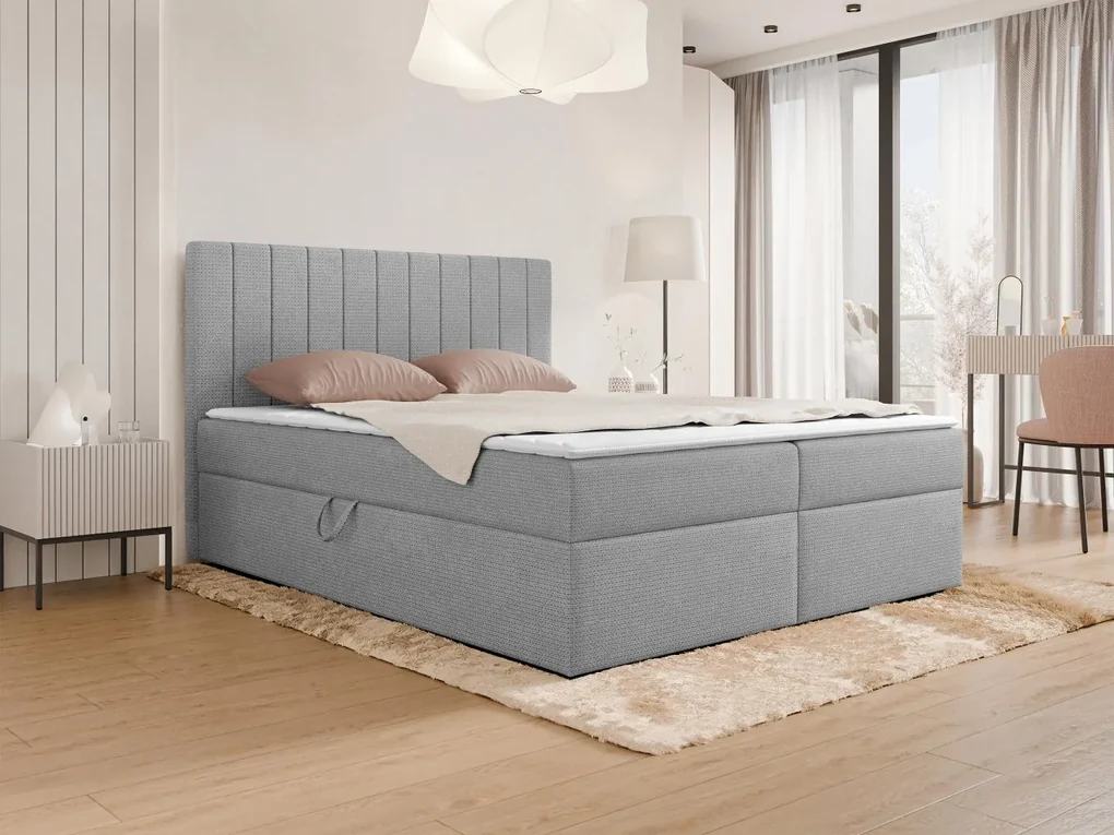 Kontinentálna manželská posteľ Timzemt, Rozmer postele: 180x200, 111-potahy: Lima 14