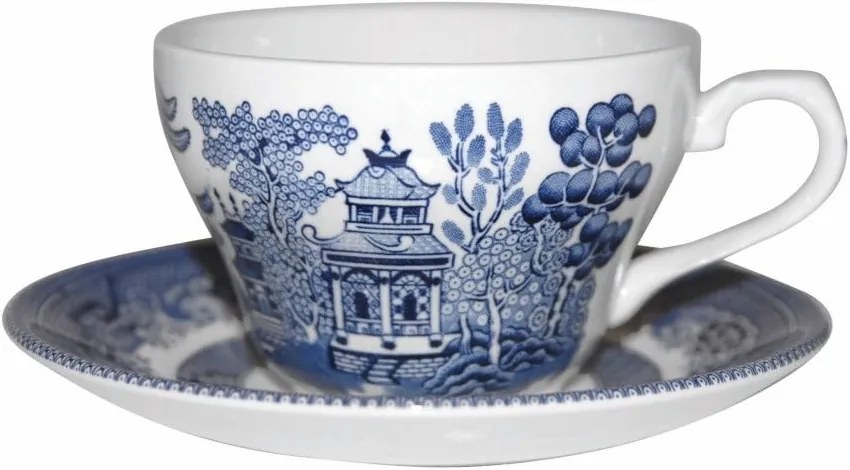 Kameninový hrnček Churchill China Blu Willow, 200 ml