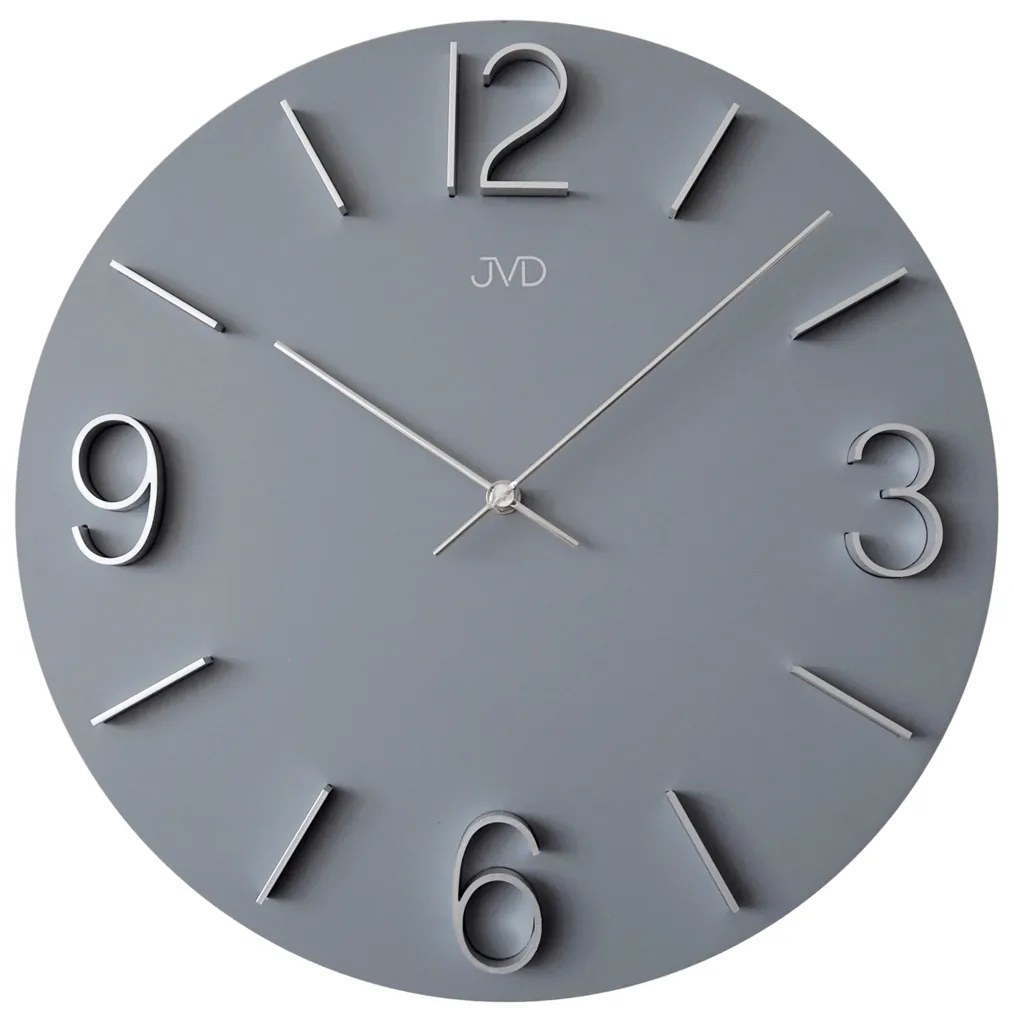 Dizajnové nástenné hodiny JVD HC35.5 modro-šedé