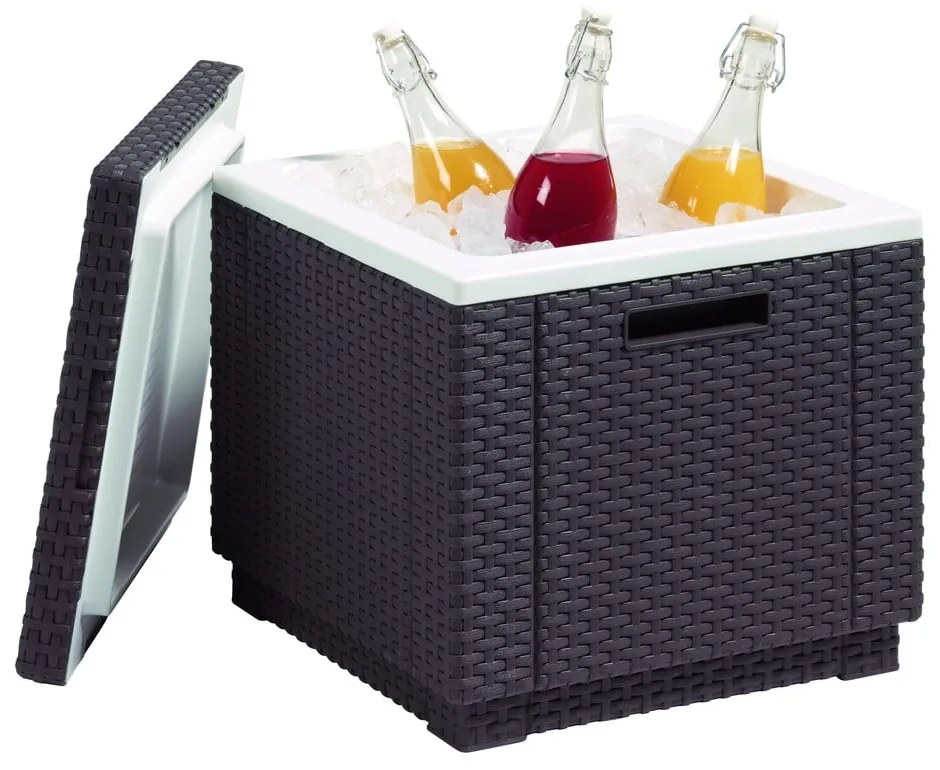 Záhradný stolík so zásobníkom na ľad 42x42 cm – Keter